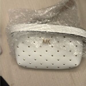 Michael Kors‎ White Studded belt bag L/XL goes up to 33 inches